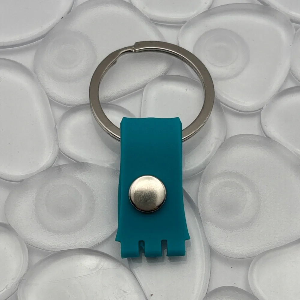 Blue & Silver Swatch Keychain - fits Gent Swatch watch